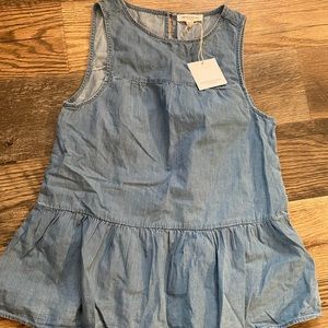 NWT! Beach Lunch Lounge Peplum Tank